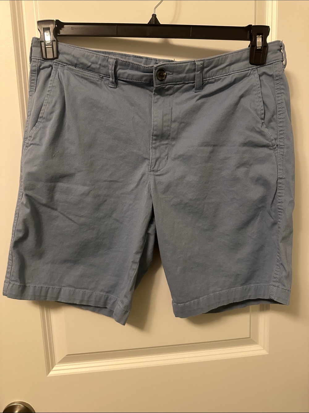 George Men’s Light Blue Flat Front Chino Shorts
